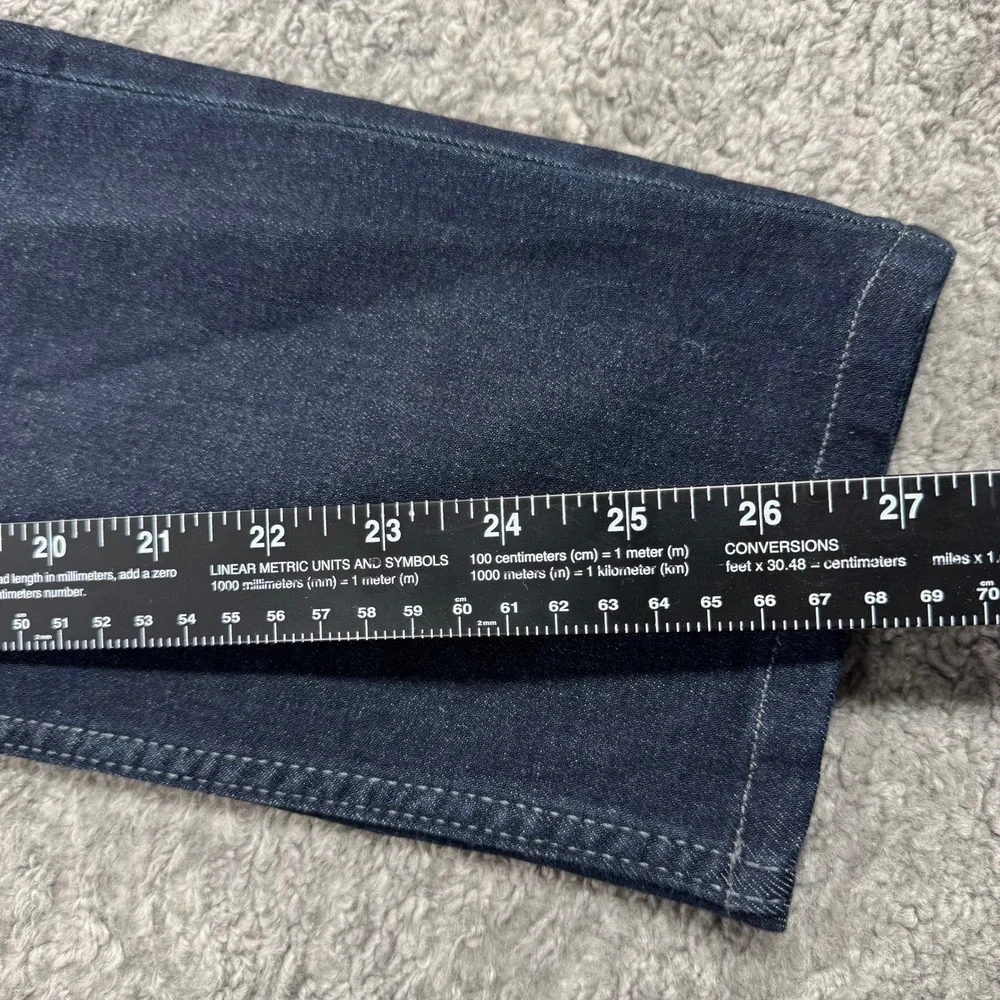 Banana Republic Travel Jeans 31x27 (hemmed) Slim Fit Washed Indigo Blue Stretch